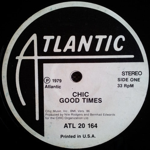 Chic - Good Times / Good Times Vers.'86 | Mint (M) Generic - DISCO