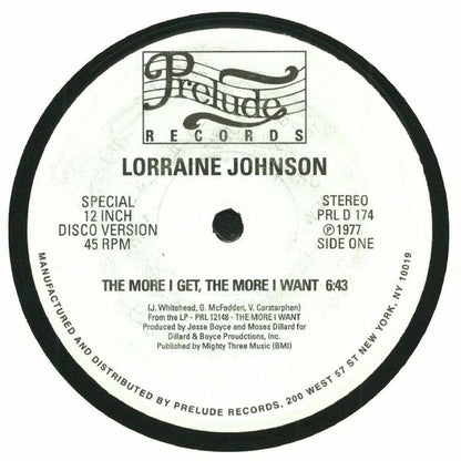 The More I Get, The More I Want (VINYL) | Mint (M) Generic