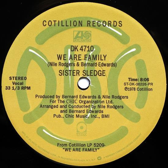 Sister Sledge He's The Greatest Dancer / We Are Family 12" Mint (M) Mint (M)