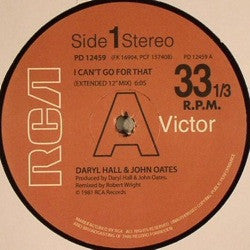 Daryl Hall & John Oates I Can’t Go For That 12" Mint (M) Generic