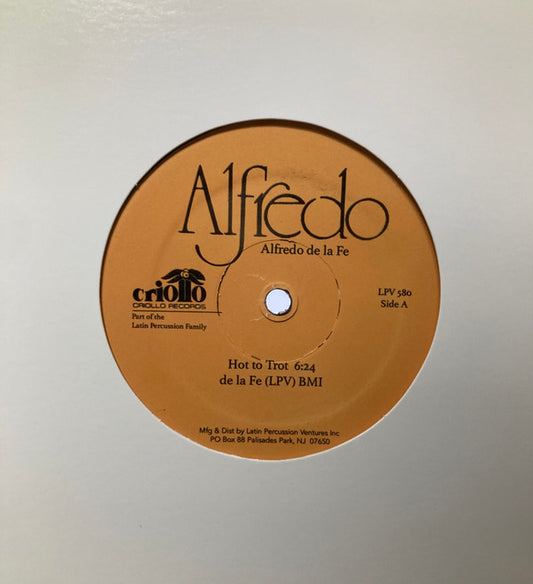 Alfredo De La Fé Hot To Trot / My Favorite Things 12" Mint (M) Generic