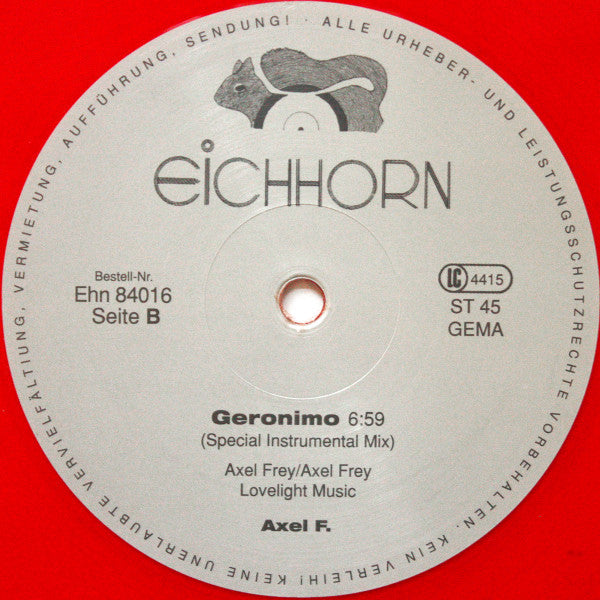 Axel F. (2) Geronimo LP Mint (M) Mint (M)