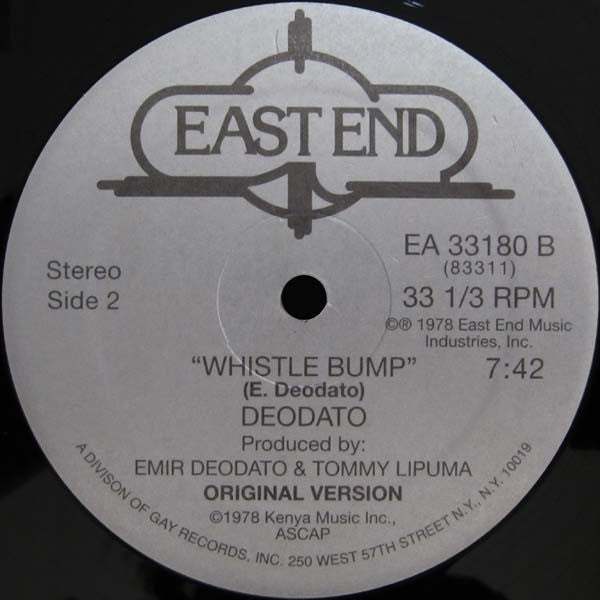 Eumir Deodato Whistle Bump 12" Mint (M) Generic