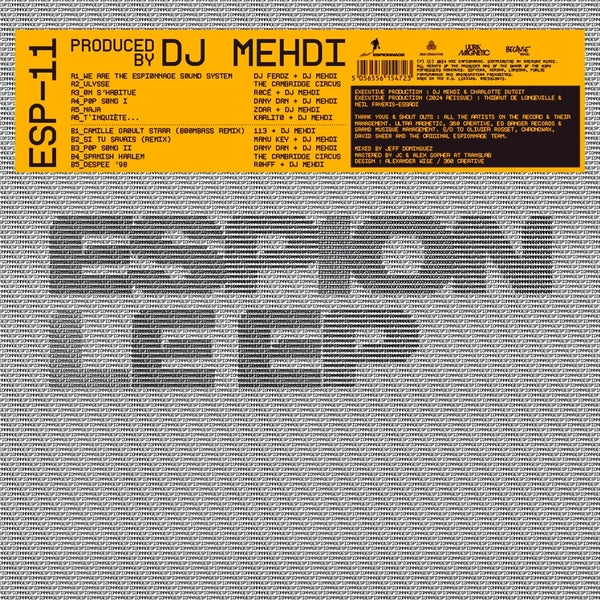 Espion Ep (Orange Vinyl) |