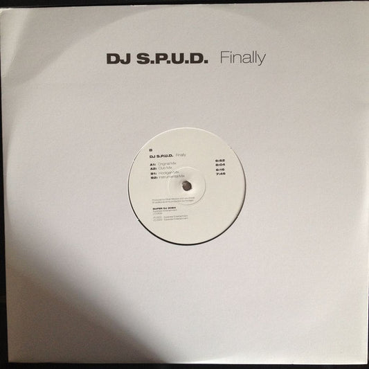 DJ S.P.U.D. Finally Superstar Recordings 12" Very Good Plus (VG+) Very Good Plus (VG+)