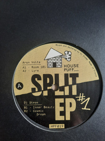 DJ Steaw, Aron Volta Split EP #1 House Puff 12" Mint (M) Generic