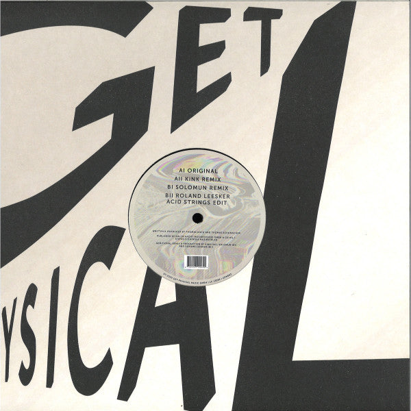 DJ T. Dis Get Physical Music 12" Mint (M) Mint (M)