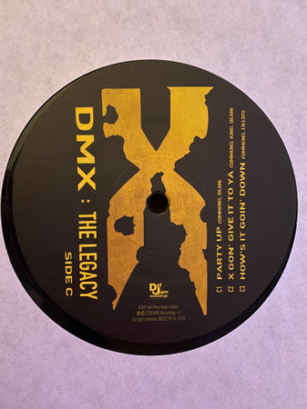 DMX The Legacy Def Jam Recordings, UMe 2xLP, Comp, RE Mint (M) Mint (M)