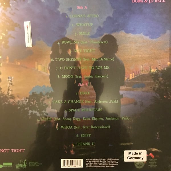 Domi & JD Beck Not Tight Blue Note, Apeshit, Inc. LP, Album, 180 Mint (M) Mint (M)