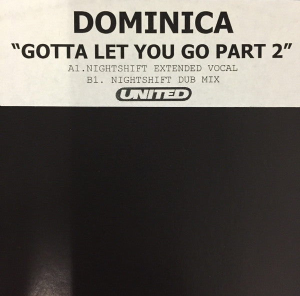 Dominica (2) Gotta Let You Go Part 2 United Recordings 12", W/Lbl Very Good (VG) Very Good Plus (VG+)