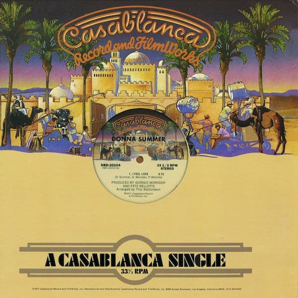 Donna Summer I Feel Love / Love To Love You Casablanca (4) 12", Single, RP, Bla Mint (M) Generic