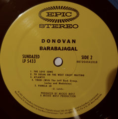 Donovan Barabajagal Sundazed Music, Epic LP, Album, RE Mint (M) Mint (M)