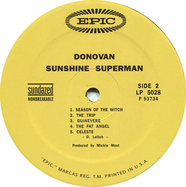 Donovan - Sunshine Superman | Mint (M) Mint (M) - ROCK/FOLK/PSYCH