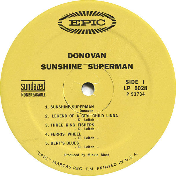 Donovan - Sunshine Superman | Mint (M) Mint (M) - ROCK/FOLK/PSYCH