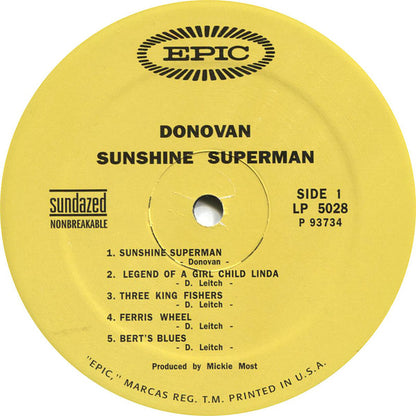 Donovan - Sunshine Superman | Mint (M) Mint (M) - ROCK/FOLK/PSYCH