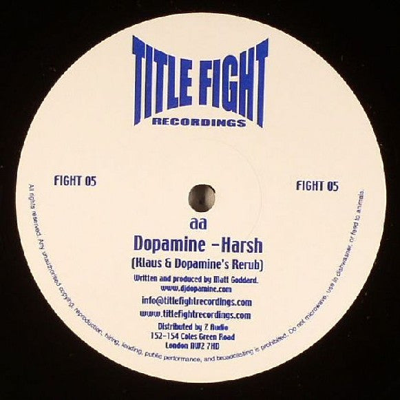 Dopamine Harsh Title Fight 12" Very Good Plus (VG+) Generic