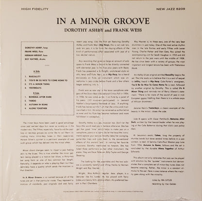 Dorothy Ashby And Frank Wess - In A Minor Groove | Mint (M) Mint (M)