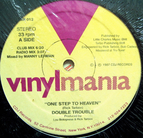 Double Trouble (5) One Step To Heaven Vinylmania 12" Near Mint (NM or M-) Generic