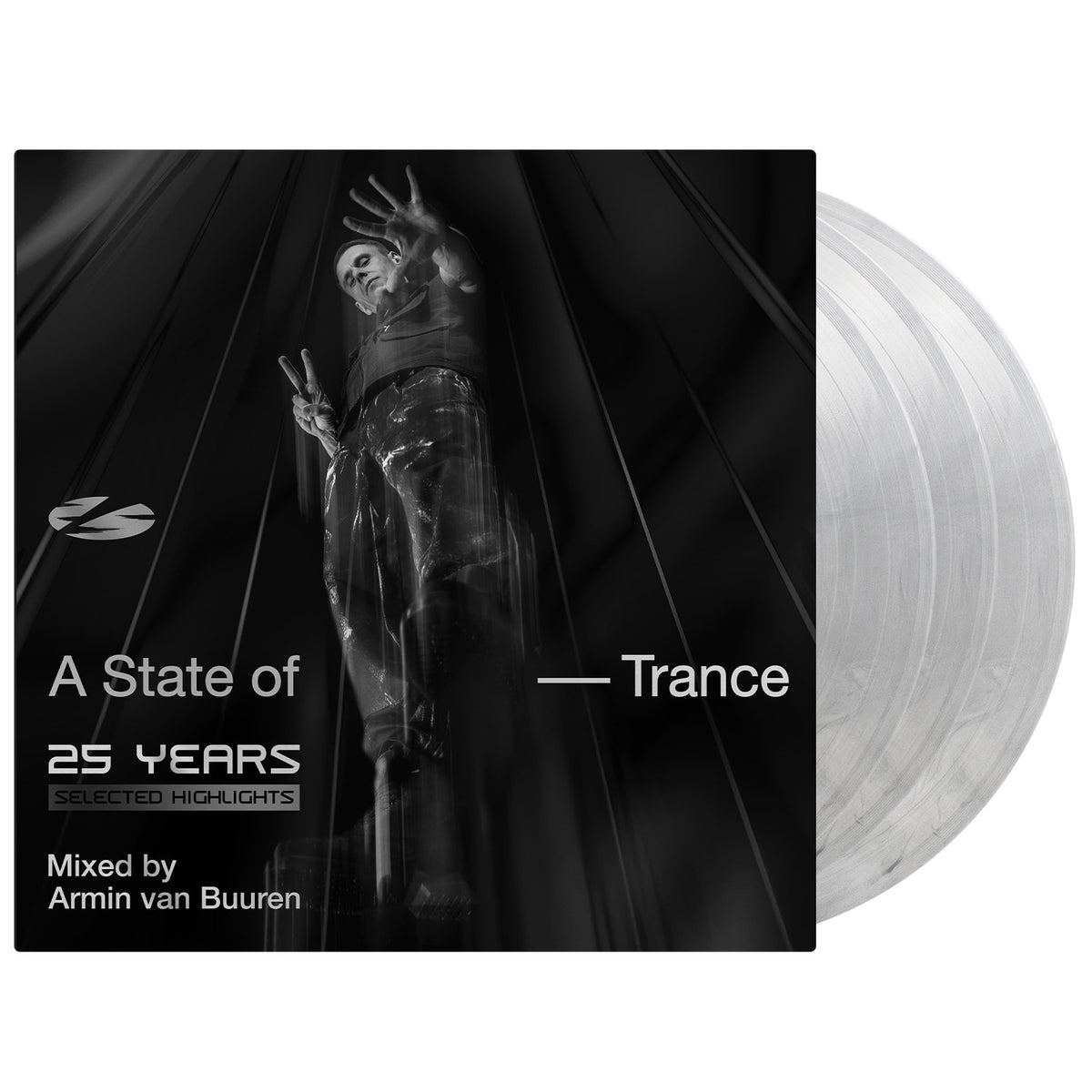 Armin van Buuren - (PRESALE 10/30/26) A State Of Trance 25 Years: Selected Highlights (MOV TRANSLUCENT SILVER VINYL 3xLP) | NEW - DOWNTEMPO *NEW/COLOR*