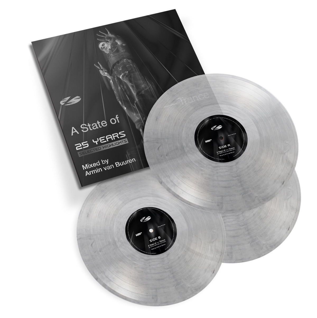 Armin van Buuren - (PRESALE 10/30/26) A State Of Trance 25 Years: Selected Highlights (MOV TRANSLUCENT SILVER VINYL 3xLP) | NEW - DOWNTEMPO *NEW/COLOR*