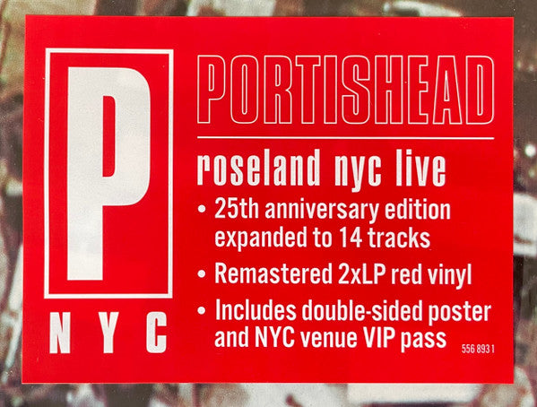 Portishead - Roseland NYC Live (RED VINYL) | Mint (M) Mint (M) - DOWNTEMPO/HIP HOP *SEALED/COLOR*