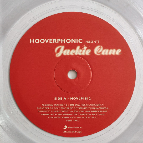 Hooverphonic presents Jackie Cane (CLEAR VINYL) | Mint (M) Mint (M) - DOWNTEMPO *NEW/COLOR*