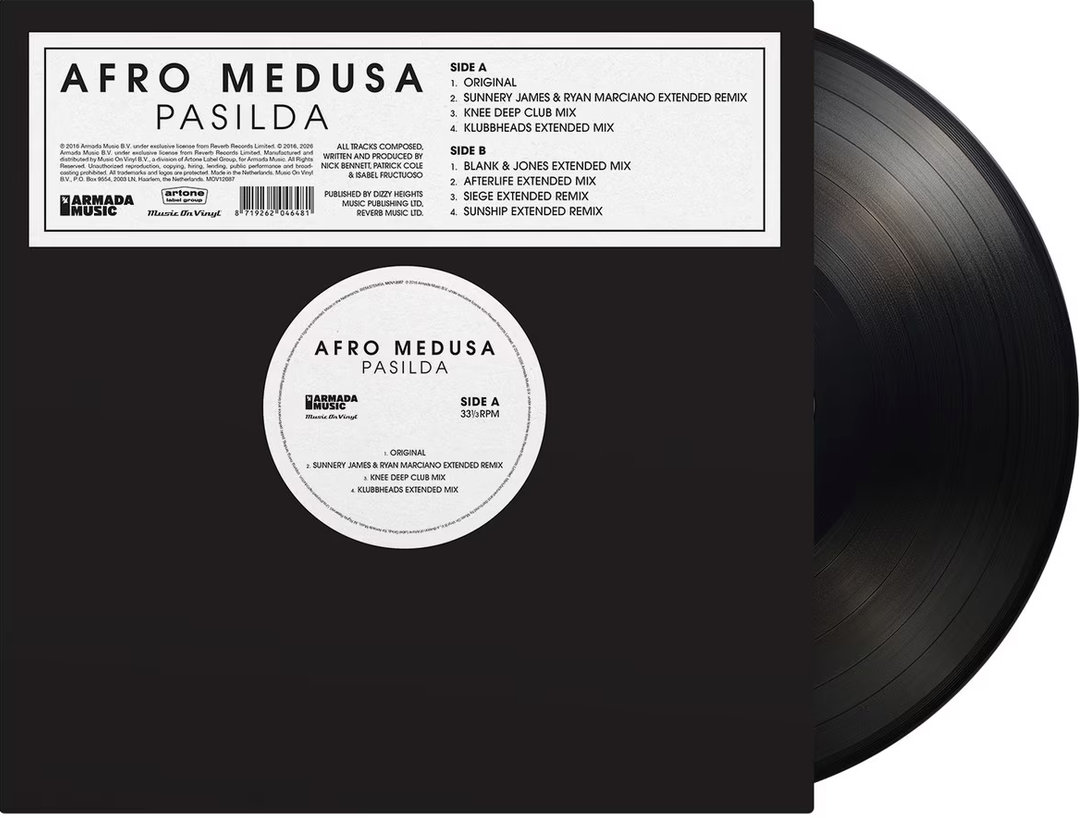 Afro Medusa - (PRESALE 9/18/26) Pasilda (MOV 12'' MUSIC ON VINYL MOV12087 2026) | NEW - DOWNTEMPO *NEW*