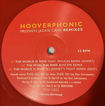 Presents Jackie Cane Remixes (VINYL) | Mint (M) Mint (M) - DOWNTEMPO *NEW*