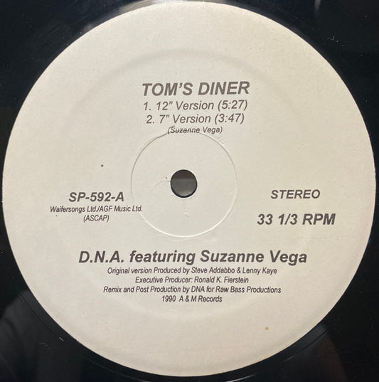 DNA - Tom's Diner (VINYL 12") | NEW - DOWNTEMPO *NEW*