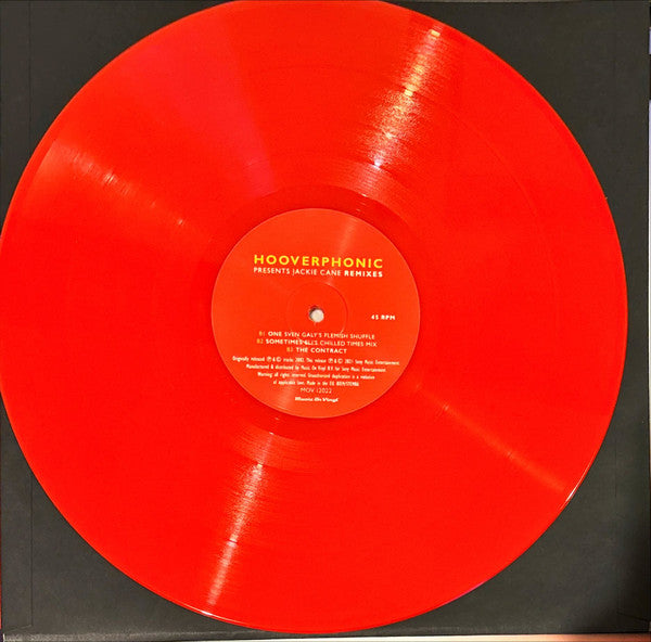 Presents Jackie Cane Remixes (VINYL) | Mint (M) Mint (M) - DOWNTEMPO *NEW*