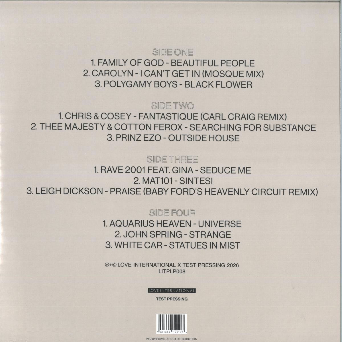 Various Artists - (PRESALE 5/11/26) Ivan Smagghe presents: The Sound of Love International #008 (2xVINYL) | Mint (M) Mint (M) - DOWNTEMPO *NEW*