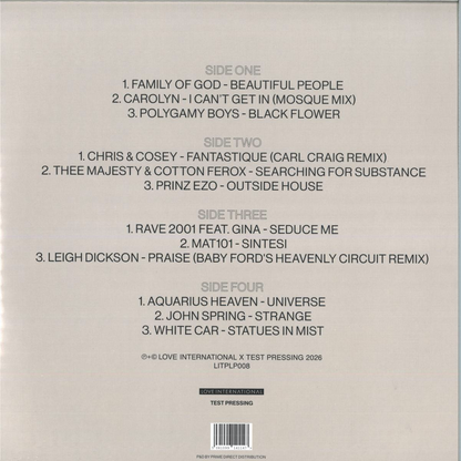 Various Artists - (PRESALE 5/11/26) Ivan Smagghe presents: The Sound of Love International #008 (2xVINYL) | Mint (M) Mint (M) - DOWNTEMPO *NEW*