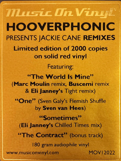 Presents Jackie Cane Remixes (VINYL) | Mint (M) Mint (M) - DOWNTEMPO *NEW*