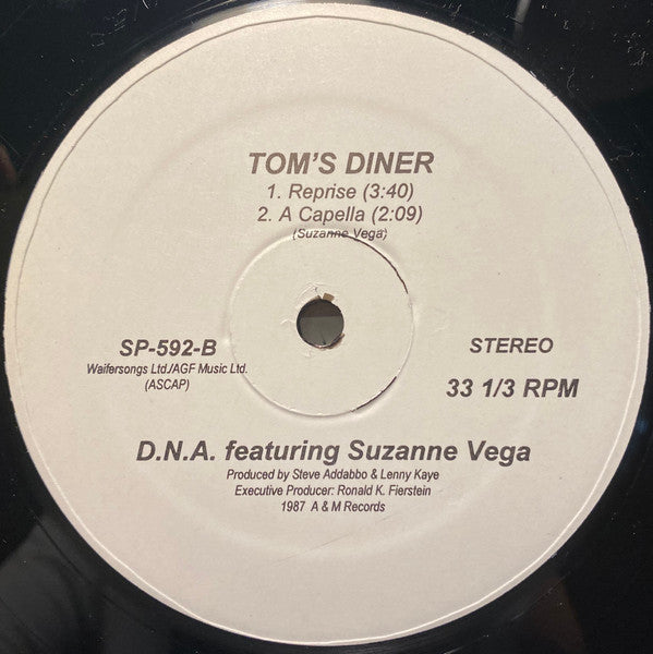 DNA - Tom's Diner (VINYL 12") | NEW - DOWNTEMPO *NEW*