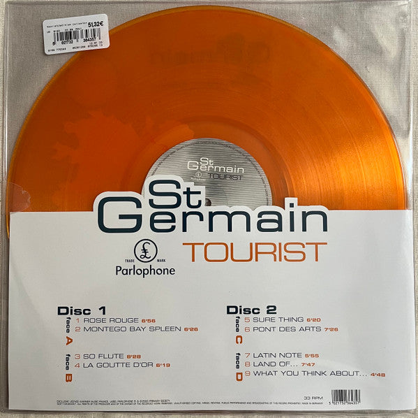 Tourist (2xORANGE VINYL)*SPLIT PVC* | Mint (M) Excellent (EX) - DOWNTEMPO *SEALED/COLOR*