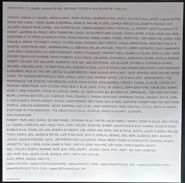Massive Attack - 100th Window (COLOR VINYL 2xLP UNO) | - DOWNTEMPO *SEALED/COLOR*