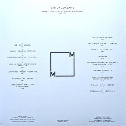 Virtual Dreams (Ambient Explorations In The House & Techno Age, 1993-1997) (3xVINYL) | Mint (M) Mint (M) - DOWNTEMPO *SEALED*