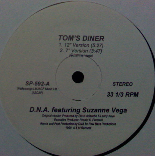 DNA Tom's Diner 12" Mint (M) Generic