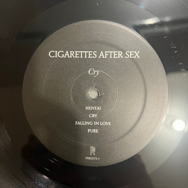Cigarettes After Sex - Cry (VINYL) | Excellent+ (EX+) Near Mint (NM) - DOWNTEMPO / USED *EXCELLENT+*