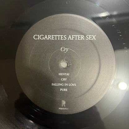 Cigarettes After Sex - Cry (VINYL) | Excellent+ (EX+) Near Mint (NM) - DOWNTEMPO / USED *EXCELLENT+*
