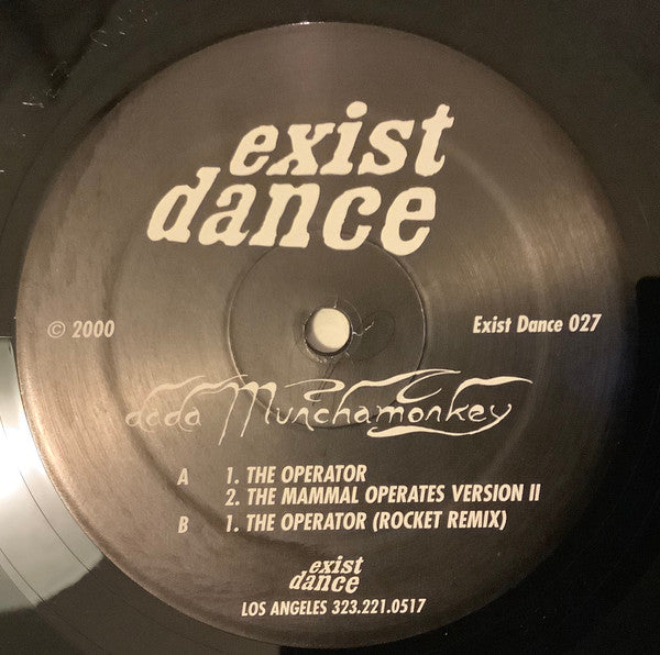 Dada Munchamonkey - The Operator | Near Mint (NM) Very Good Plus (VG+) - DOWNTEMPO / USED *NEAR MINT*