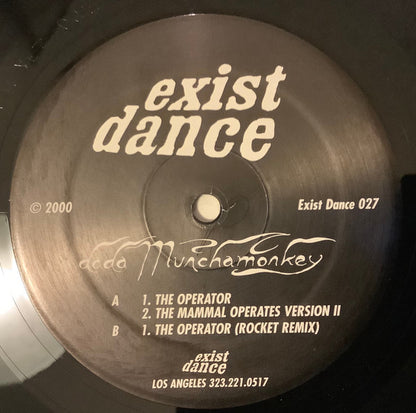 Dada Munchamonkey - The Operator | Near Mint (NM) Very Good Plus (VG+) - DOWNTEMPO / USED *NEAR MINT*
