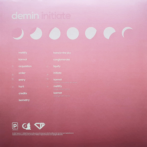 Demin - Initiate *CLEAR* | Near Mint (NM) Mint (M) - DOWNTEMPO / USED *NEAR MINT*