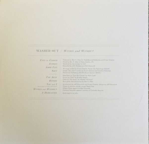 Within And Without (WHITE VINYL) | Near Mint (NM or M-) Near Mint (NM or M-) - DOWNTEMPO / USED *NEAR MINT*