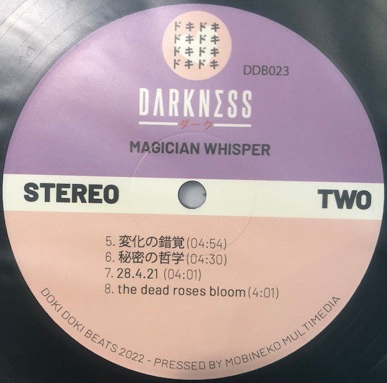 DΛRKNΣSS - Magician Whisper | Near Mint (NM) Near Mint (NM) - DOWNTEMPO / USED *NEAR MINT*