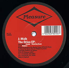 J-Walk The Orion EP 12" Very Good (VG) Generic