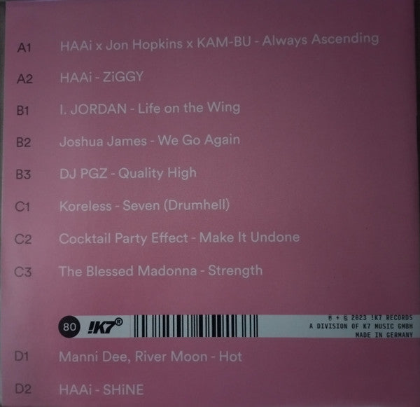 HAAi - DJ Kicks (2LP) | Mint (M) Mint (M) - DOWNTEMPO