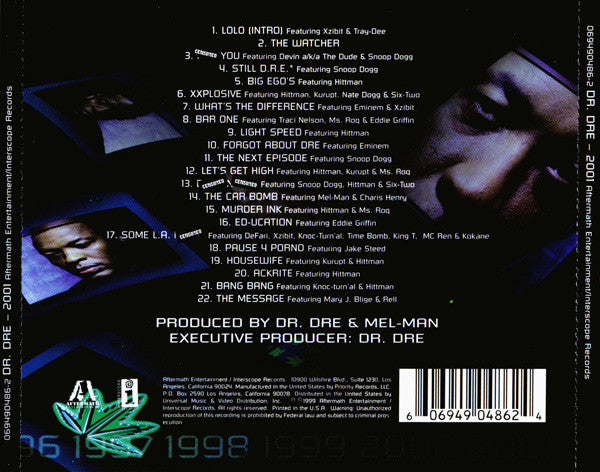 Dr. Dre: 2001 (Vinyl, M)