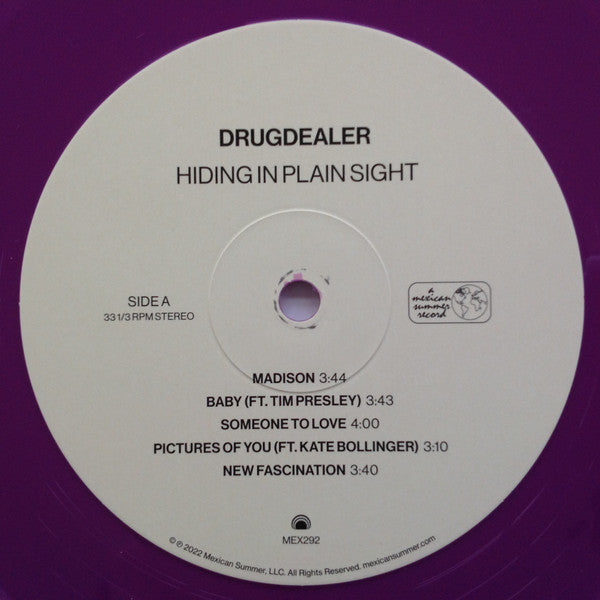 Drugdealer Hiding In Plain Sight Mexican Summer LP, Album, Tab Mint (M) Mint (M)