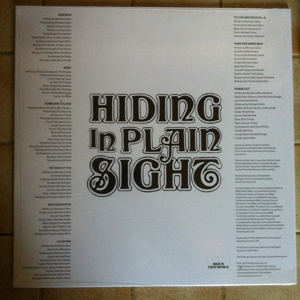 Drugdealer Hiding In Plain Sight Mexican Summer LP, Album Mint (M) Mint (M)